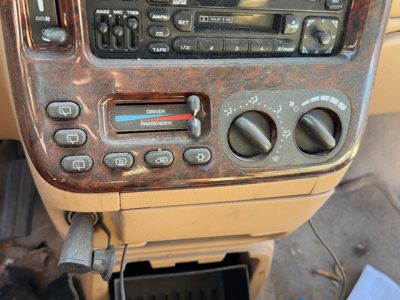 96 Town & Country Temperature Control Module In Dash Heater Ac Head Unit Rear Ac
