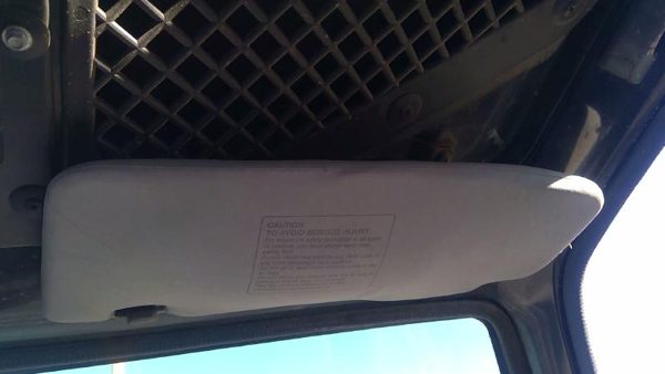 1996 Geo Tracker Passenger Right Sun Visor Oem — photo 4