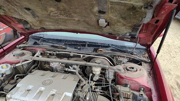 01 Cadillac Eldorado Pair Of Hood Hinges Right Left Set Assembly Crimson Red 86U — photo 3