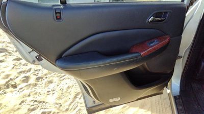 2004-2006 Acura Mdx Driver Left Rear Door Trim Panel With Switches Back Black