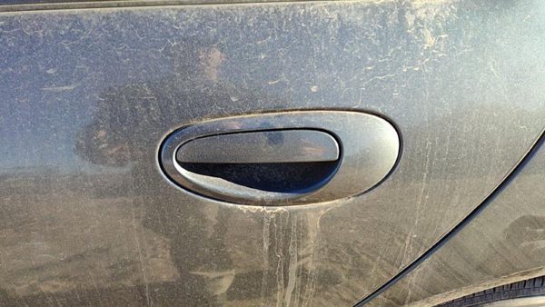 00-04 Dodge Intrepid Driver Left Rear Outside Door Handle Back Steel Blue Pbq — photo 1