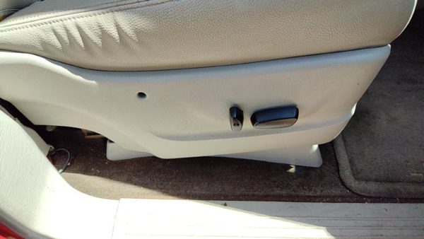 06 Town Country Passenger Right Side Power Seat Switch With Trim Panel Khaki J1 — photo 2