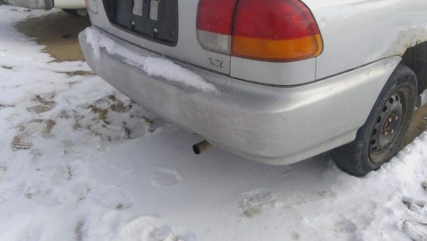 1996-2000 Honda Civic Rear Bumper Cover Assembly Oem Back Silver 4802138 — photo 1