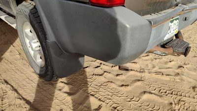 2000-2004 Nissan Xterra Driver Left Rear Bumper End Cap Assembly Oem Back