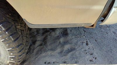 2000-2002 Ford Expedition Driver Left Rear Moulding On Quarter Panel Oem