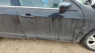 2011 Ford Fusion Front Door RH Black Uh