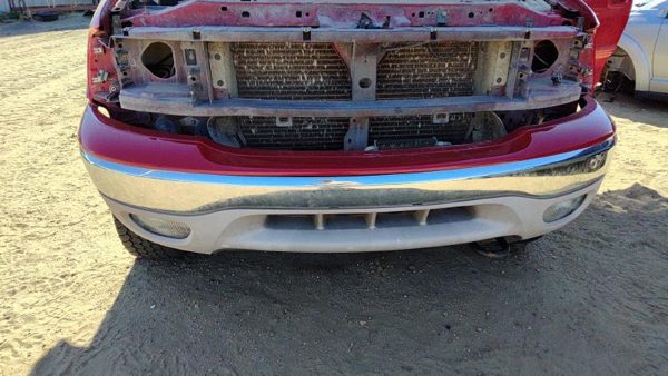 1999-2004 Ford F150 Front Bumper Assembly With Brackets Oem 4X4 Red Chrome — photo 4