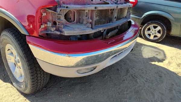 1999-2004 Ford F150 Front Bumper Assembly With Brackets Oem 4X4 Red Chrome — photo 7