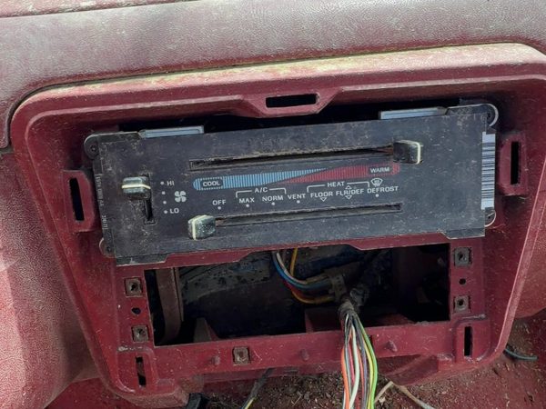 1988-1989 Ford F150 Temperature Control Module In Dash Heater Ac Head Unit Oem — photo 2