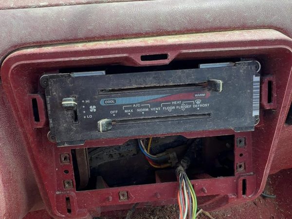 1988-1989 Ford F150 Temperature Control Module In Dash Heater Ac Head Unit Oem — photo 3