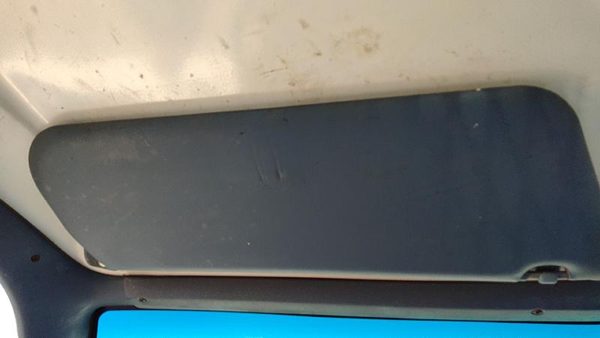 95-96 Ford F350 Driver Left Sun Visor Oem Blue — photo 2