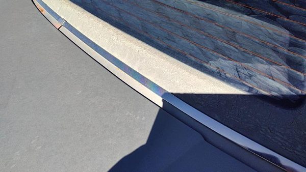 83-87 Grand Marquis Passenger Right Rear Chrome Trim Moulding Below Back Glass — photo 3