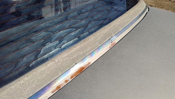 83-87 Grand Marquis Passenger Right Rear Chrome Trim Moulding Below Back Glass — photo 5