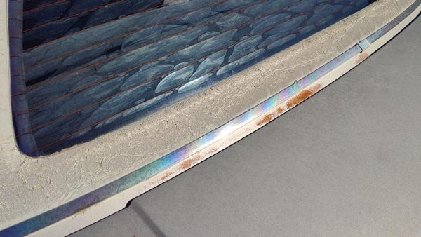 83-87 Grand Marquis Passenger Right Rear Chrome Trim Moulding Below Back Glass — photo 6
