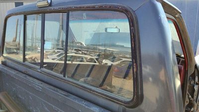 1980-1996 Ford F150 Back Glass Rear Window Oem Sliding