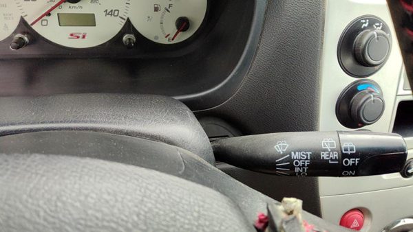 02-05 Civic Hatchback Si Windshield Wiper Control Switch Column Lever Assembly — photo 1