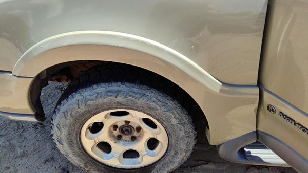 98-99 Lincoln Navigator Driver Left Front Wheel Flare Moulding Fender Gold Bi — photo 4