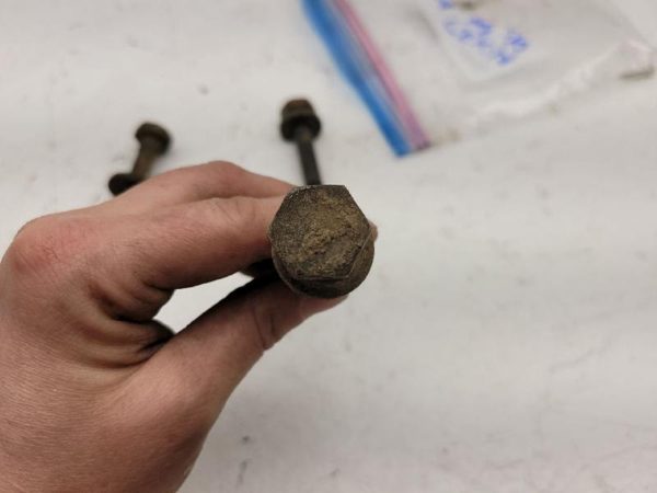 1977 Ford Thunderbird Power Steering Gear Box Mounting Bolts Hardware Set Oem — photo 3