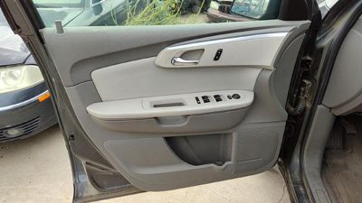 2009-11 Chevy Traverse Driver Left Front Door Trim Panel With Master Switch Gray