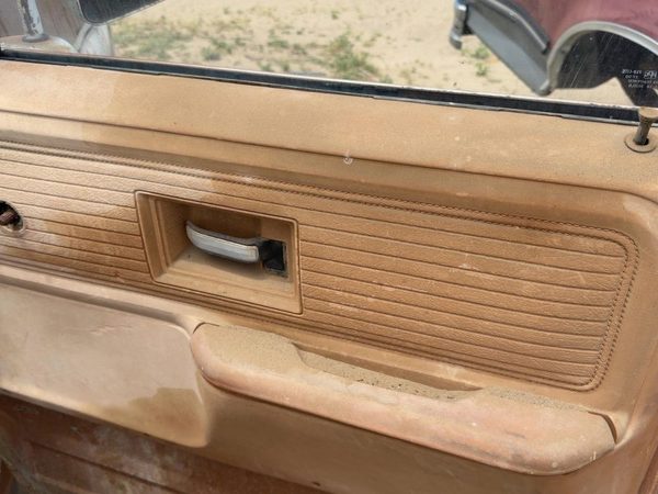 1980 Chevy Silverado C20 Passenger Right Front Door Trim Panel Tan — photo 9