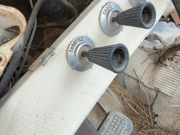 1968 Ford F350 Throttle Control Knob with Cable 330 V8 Manual OEM — photo 3