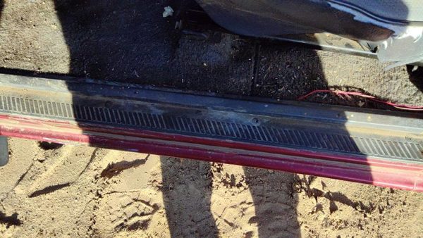 95-97 Nissan Hardbody Driver Left Lower Sill Step Moulding Trim Panel Oem Gray — photo 3
