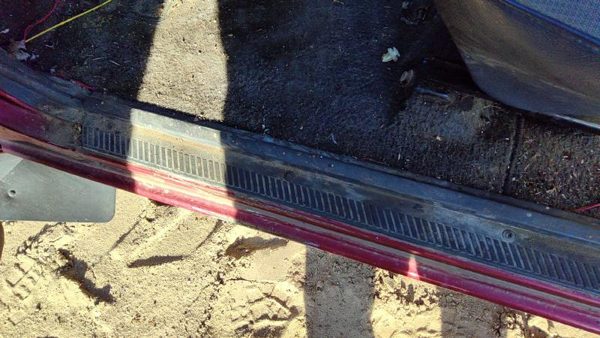 95-97 Nissan Hardbody Driver Left Lower Sill Step Moulding Trim Panel Oem Gray — photo 5
