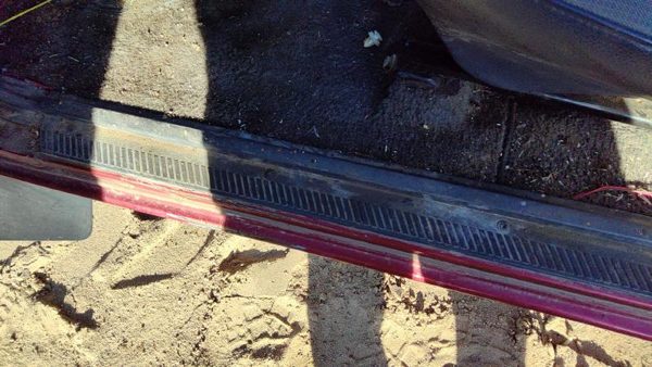 95-97 Nissan Hardbody Driver Left Lower Sill Step Moulding Trim Panel Oem Gray — photo 4