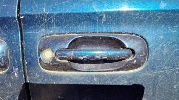 2001-2007 Dodge Caravan Passenger Right Front Outside Door Handle Oem Blue — photo 2