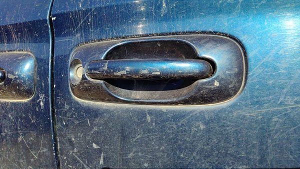 2001-2007 Dodge Caravan Passenger Right Front Outside Door Handle Oem Blue — photo 4