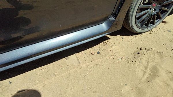 15 16 Subaru Wrx Passenger Right Lower Rocker Moulding Side Skirt Dark Gray Dgm — photo 6
