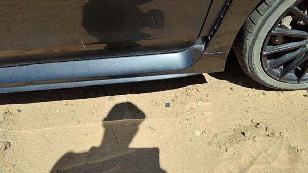 15 16 Subaru Wrx Passenger Right Lower Rocker Moulding Side Skirt Dark Gray Dgm — photo 7