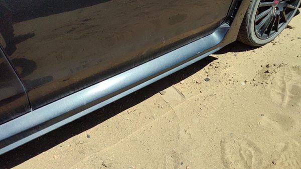 15 16 Subaru Wrx Passenger Right Lower Rocker Moulding Side Skirt Dark Gray Dgm — photo 5