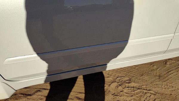 07-12 Nissan Altima Driver Left Front Moulding From Door Trim Strip White Qx3 — photo 2