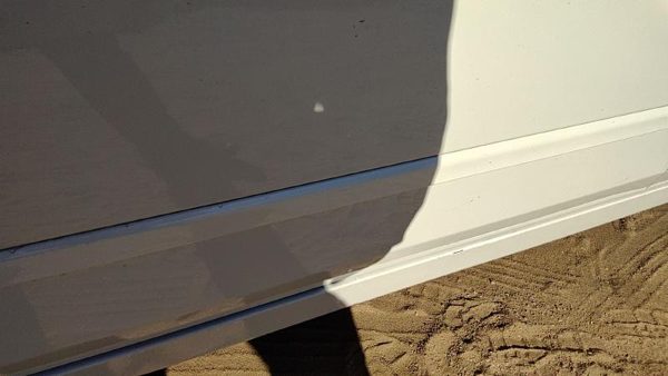 07-12 Nissan Altima Driver Left Front Moulding From Door Trim Strip White Qx3 — photo 4