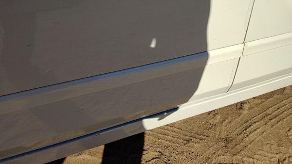 07-12 Nissan Altima Driver Left Front Moulding From Door Trim Strip White Qx3 — photo 6