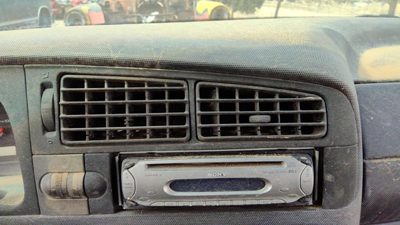 1999-2000 Vw Cabrio Convertible Center Dash Heater Vent Assembly Oem Ac Black