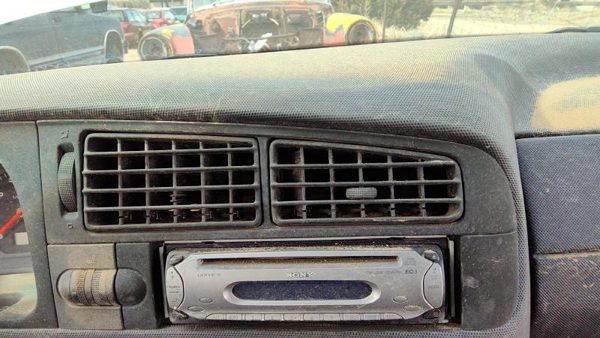 1999-2000 Vw Cabrio Convertible Center Dash Heater Vent Assembly Oem Ac Black — photo 3