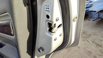 2007-2012 Lincoln Mkz Passenger Right Rear Door Latch With Rods/Cables Oem Back