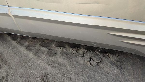 00-05 Bonneville Passenger Right Front Moulding From Door Trim Strip Silver 67U — photo 6