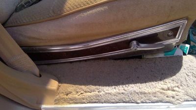 1980-1985 Olds 88 Passenger Right Side Seat Trim Panel Oem Woodgrain