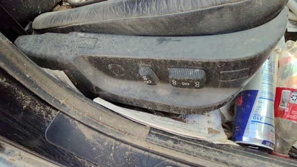 97-03 Bmw 540I Passenger Right Side Power Seat Switch With Trim Panel Oem Black — photo 3
