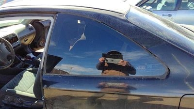 1996-2000 Honda Civic Driver Left Rear Quarter Glass Back Side Window Coupe Oem
