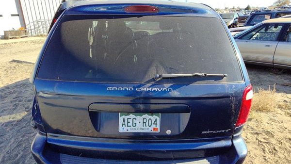 2001 Dodge Caravan Trunk/decklid/hatch/tailgate Blue — photo 2