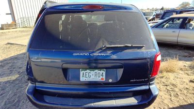 2001 Dodge Caravan Trunk/decklid/hatch/tailgate Blue