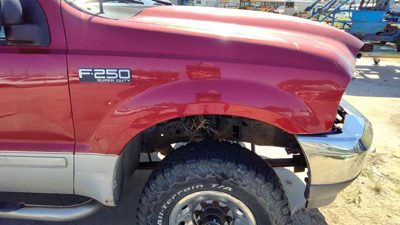 2003 Ford F250 Sd Pickup Fender RH Super Duty Maroon