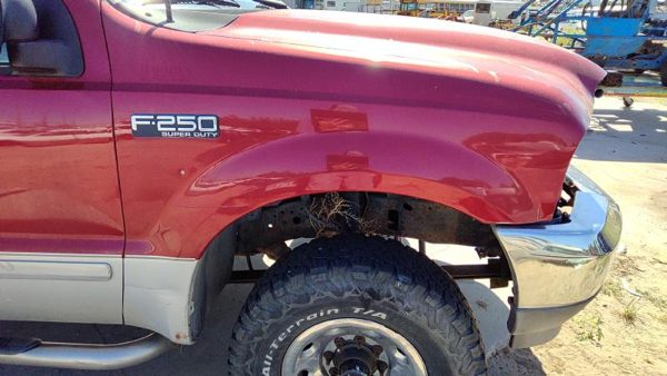 2003 Ford F250 Sd Pickup Fender RH Super Duty Maroon — photo 1