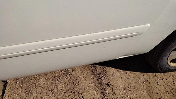 2007 Dodge Caravan Driver Left Rear Moulding From Door Back Trim Strip White Pw1 — photo 4