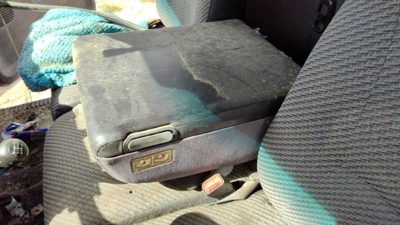 2000 2001 Dodge Ram 1500 Center Floor Console Assembly Jump Seat Oem Gray
