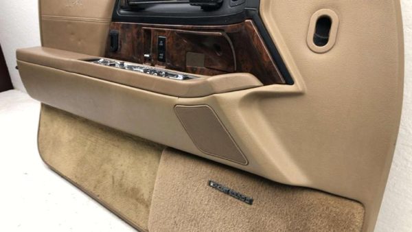 92 Buick Park Ave Ultra Driver Left Front Door Trim Panel With Master Switch Tan — photo 12
